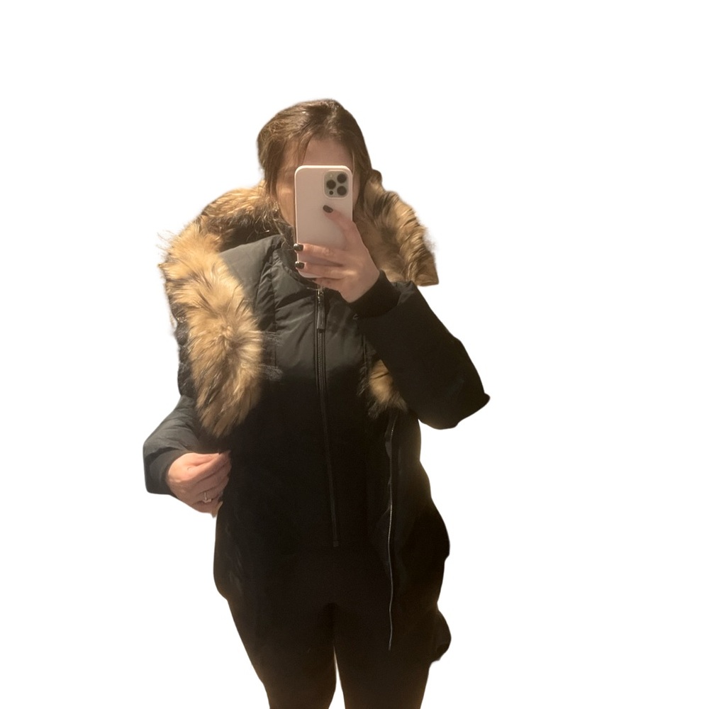 Mackage short fur hood jacket